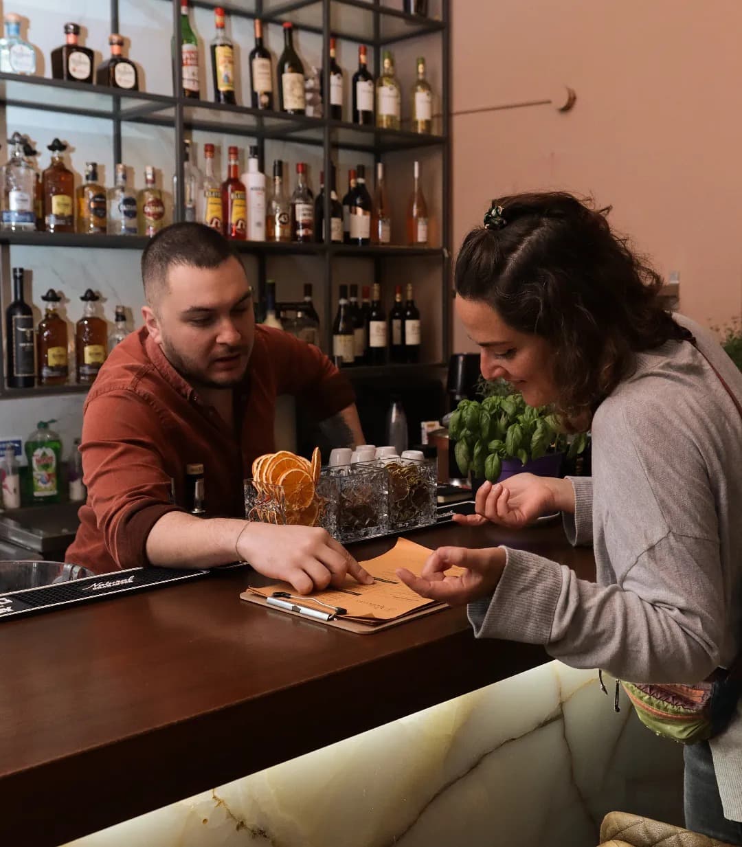 Inside The Apothecary Cocktail Bar in Malta